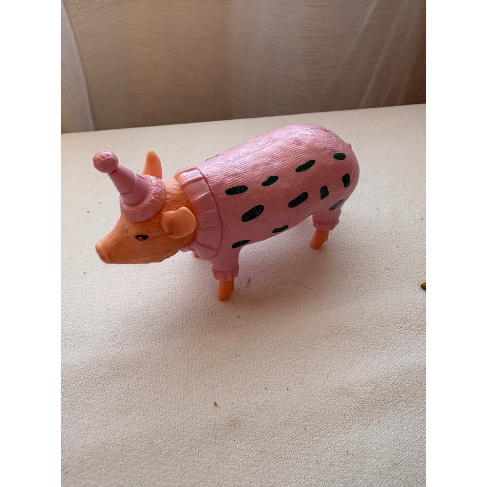 Lot 6 Ankyo Target Party Animals Figures Farm Toys Cake Topper Chicken Pig Horse - Picture 7 of 11